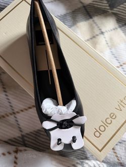 Dolce Vita Black Ballet Flat with  Bow