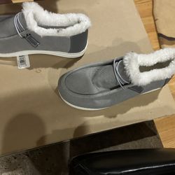 New Fuzzy Slip On 