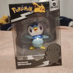 Pokemon: Piplup Metallic Figurine 