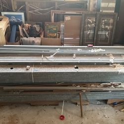 Galvanised Steel 25 Gauge Studs of 6”- 9 feet Plus 20 Pieces  total 7 packs