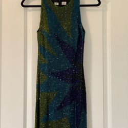 ⭐️ LILLIE RUBIN VINTAGE BEADED DRESS - SIZE 2P-4P ⭐️