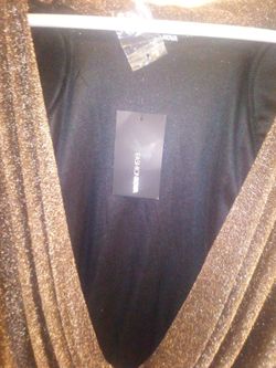 Gold dress
