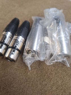 2 Xlr (F) And 2 Xlr (M)Replacements ( Brand New)