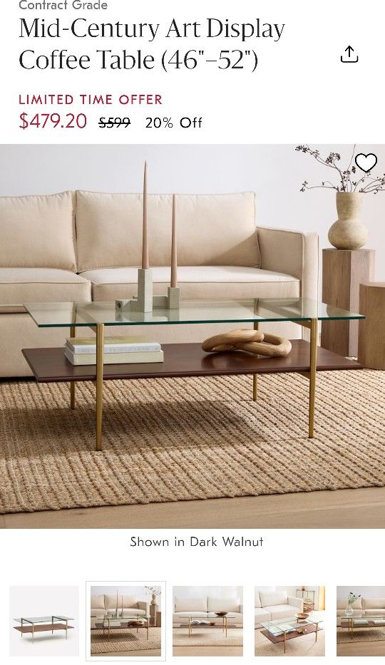 West Elm Coffee Table