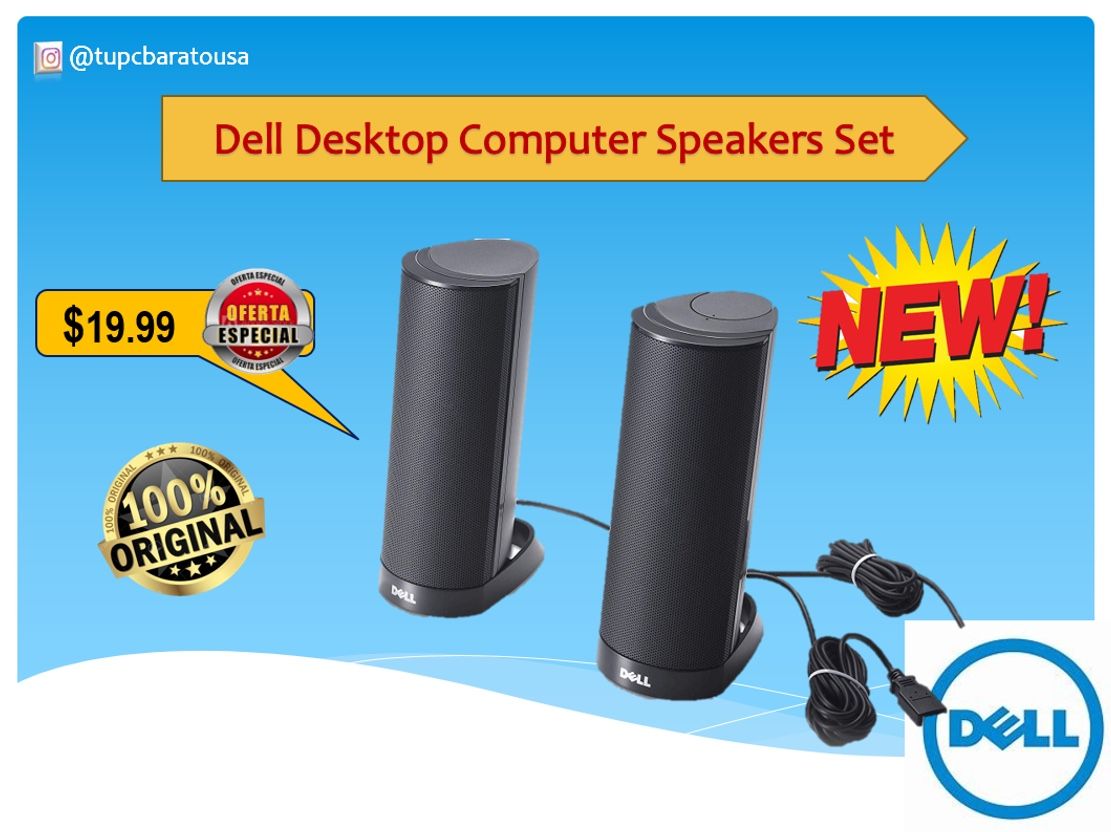 Dell Desktop Computer Speaker Set