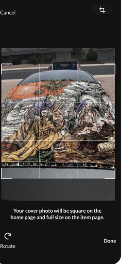 72 X 48 Nativity Scene Cloth