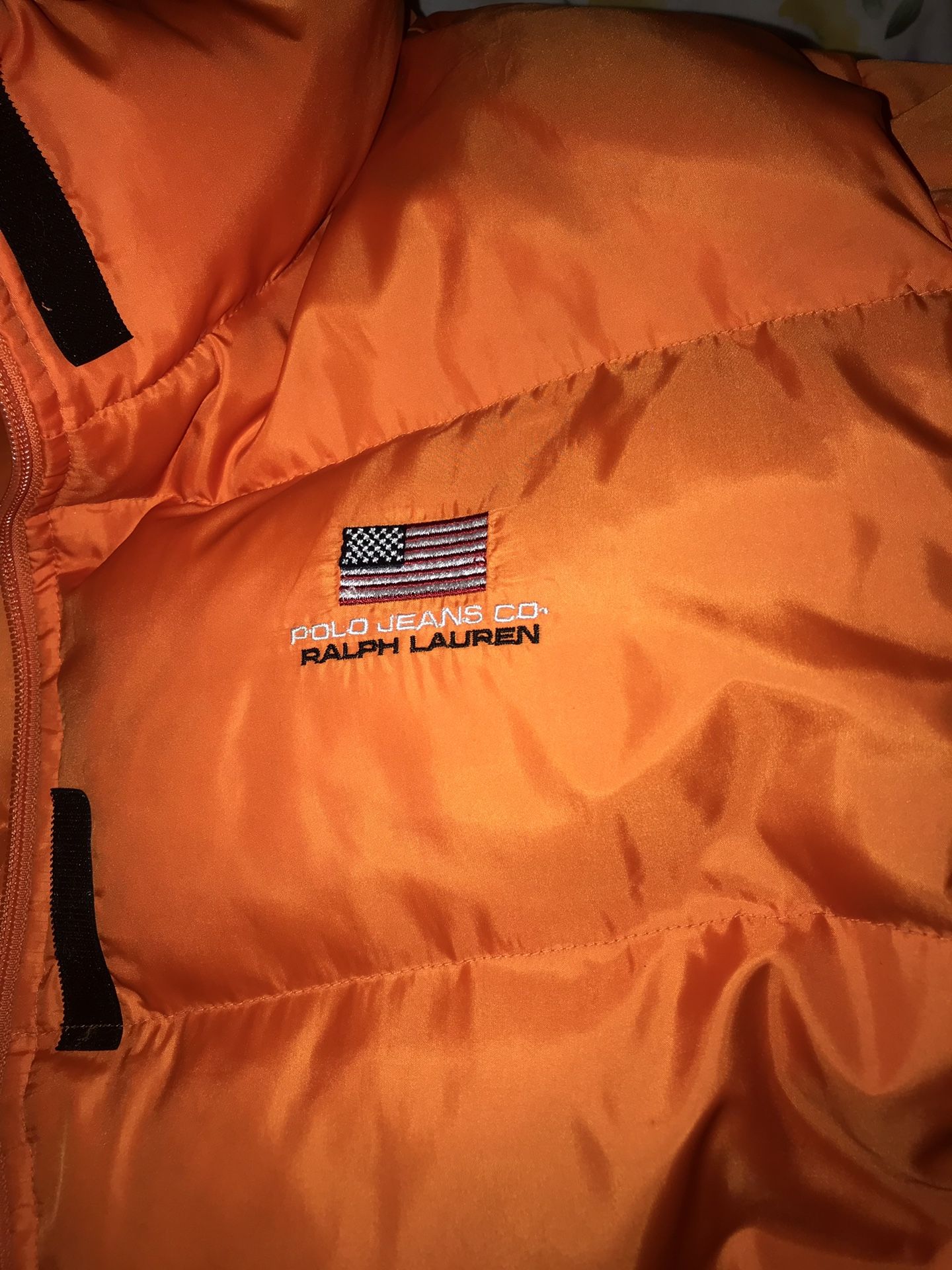 Ralph Lauren Polo vintage Orange Puffer Jacket