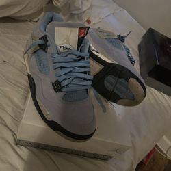 University blue jordan 4s