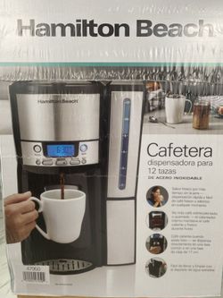 Stainless Steel 12 Cup Dispensing Coffee Maker