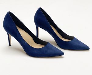 JustFab - NWOT, Khloy, Simple Stunning Blue Heal, Size 6.5 (EUR 37.5)