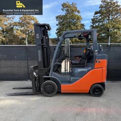 2018 Toyota 8FGC35U-BCS Forklift 8,000 Lbs 3-Stage Cushion Propane- 9,864 Hrs
