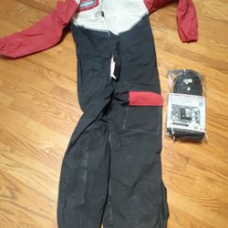 Motorcyclist Rain Suit & Boots