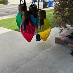 2 Boxes. Jumbo Christmas Pathway Lights Outdoor, 7FT C9 Walkway Lights with 4 LED Jumbo Multicolor