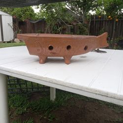 Estante Para Poner.planta .en Forma De Pescado