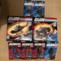 G.I. Joe Cobra F.A.N.G. & Cobra Ferret + G.I. Joe Mini Figures New