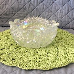 Carnival Glass Candy Bowl