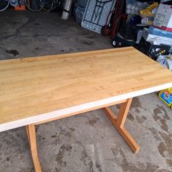 Butcher Block Table 