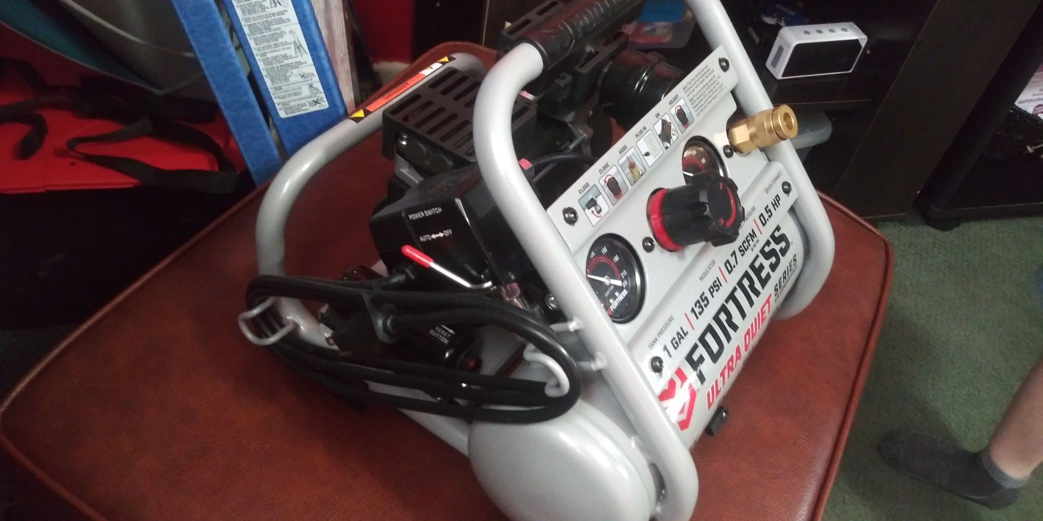 Fortress ultra quiet air compressor