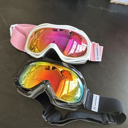 His and Hers Ski Goggles 