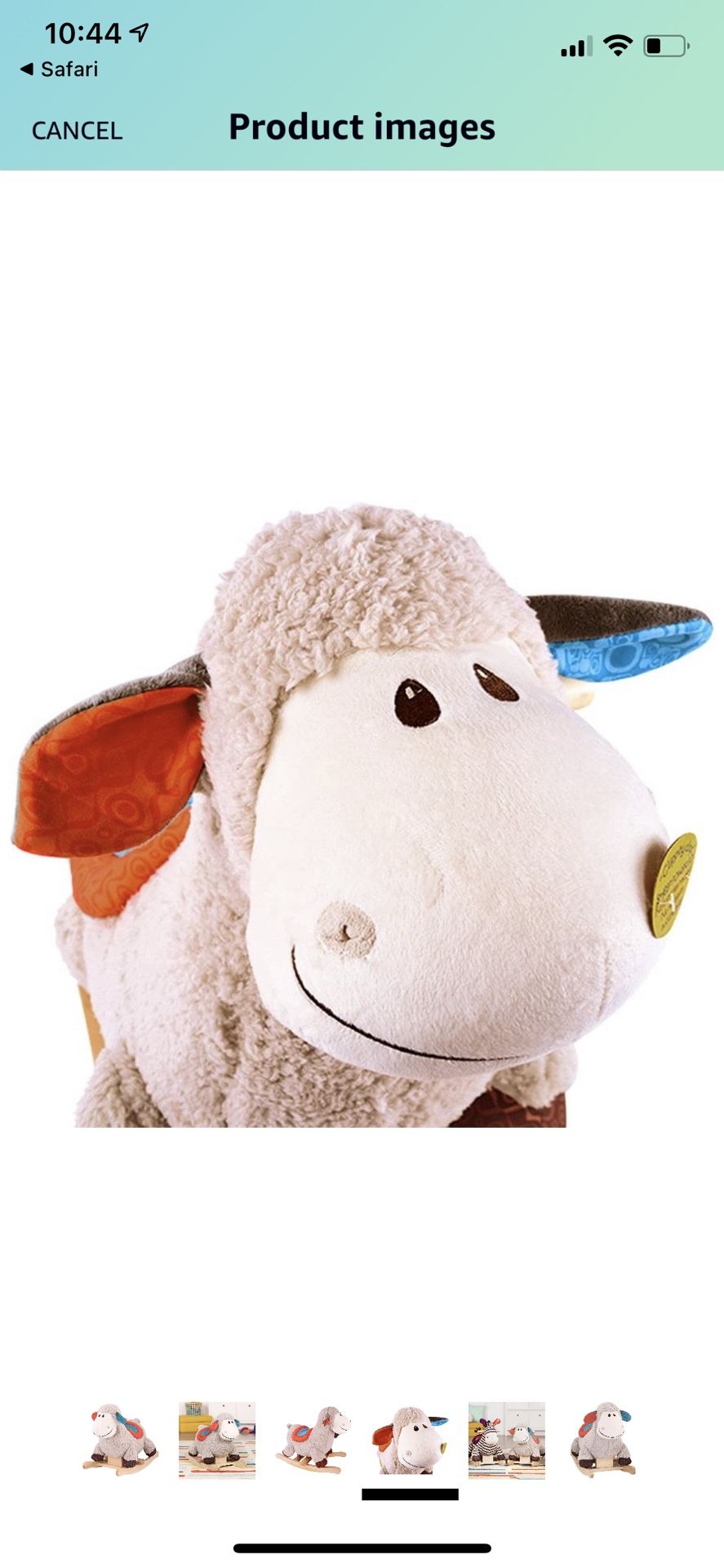 Loopsy Wooden Rocking Sheep