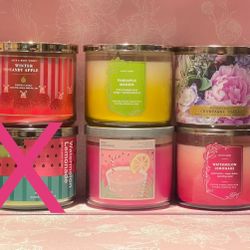 NEW Bath & Body Works 3-Wick Candles