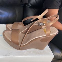“Mixx” brand high Heels  and wedge hilfor sale  $50.00 Each $100.00 For both