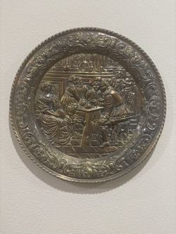 Vintage Brass Plate Made In England