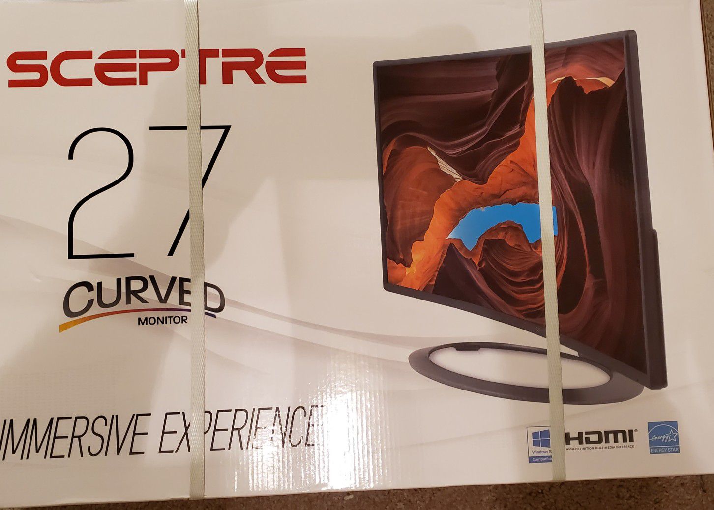 Sceptre 27" 1080 curved gaming monitor