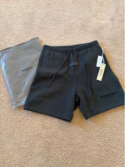 Black Essentials Shorts Size Medium