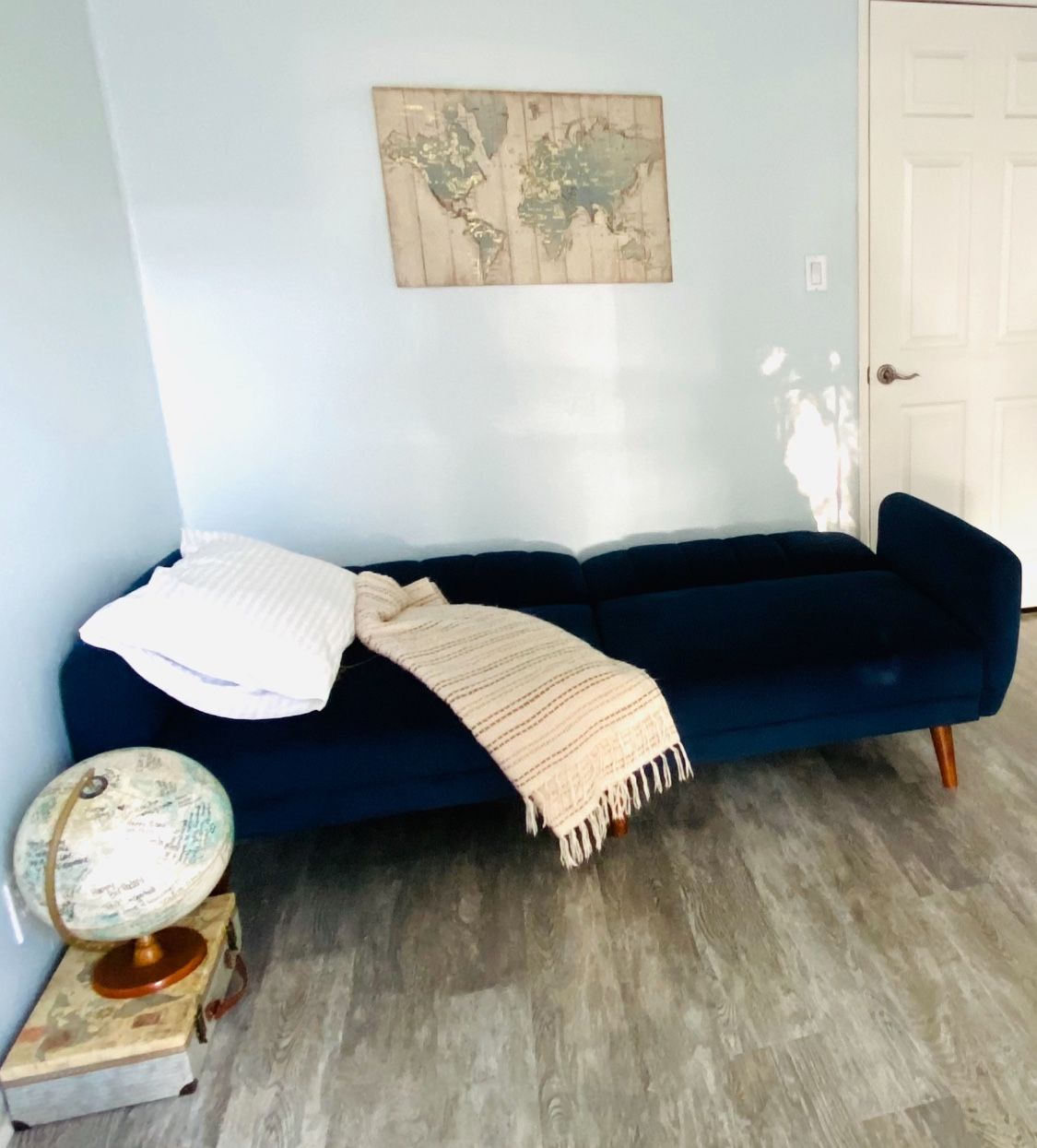 Convertible Sofa Bed Velvet