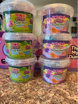Dino bucket squishy