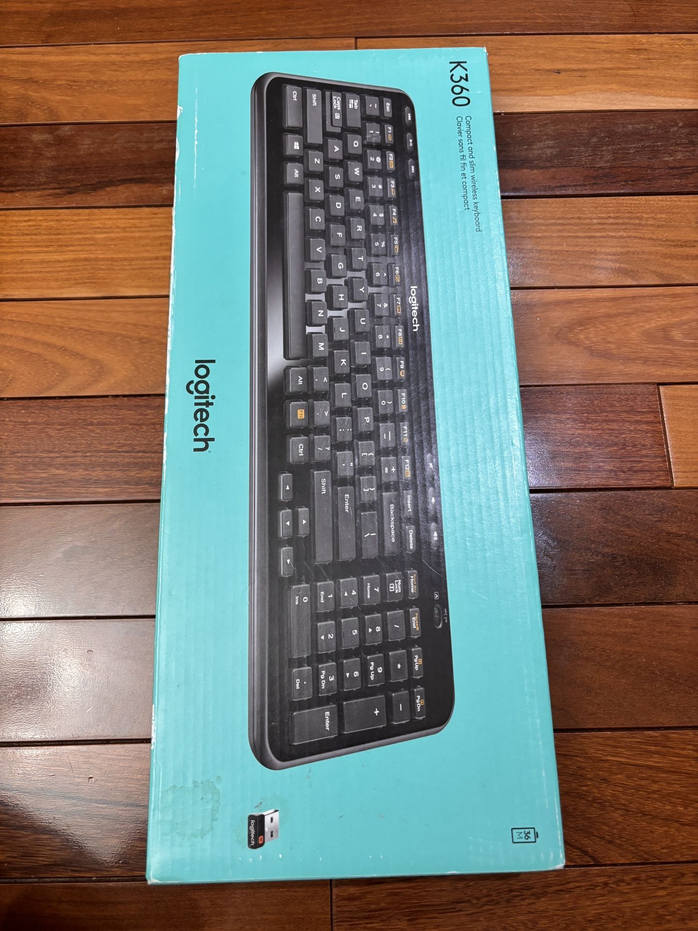 Logitech K360 Wireless USB Desktop Keyboard