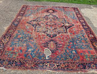 Antique Persian Carpet Heriz-Serapi