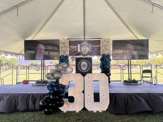 Marquee Numbers & Balloons