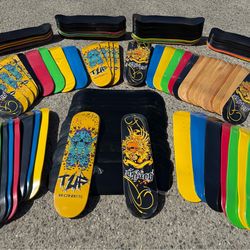 Skateboard decks blank and graphic