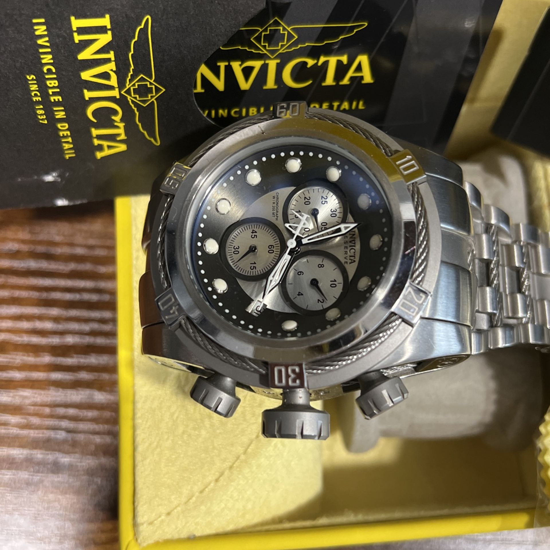 Invicta Authentic Watch With Box An Paper Work