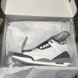 10.5 Jordan 3 Cement Grey 