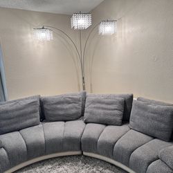 Modern Curved Sectional Sofa