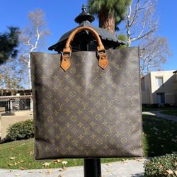 LOUIS VUITTON SAC PLAT TOTE BAG SHOULDER LUXURY VINTAGE 