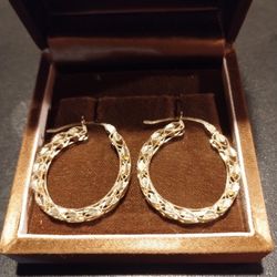 Gorgeous 10K  Gold Earrings 