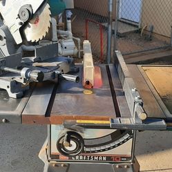 Table Saw AND Miter Saw