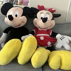 Mickey And Minnie Mouse Plush