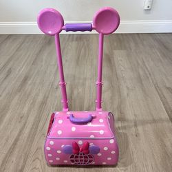 Minnie Mouse Rolling Kids Luggage / Toy Suitcase – Pink