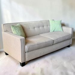Taupe Beige Modern Sofa — Unused/Open Box