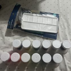 Paints And Paint Brushes 