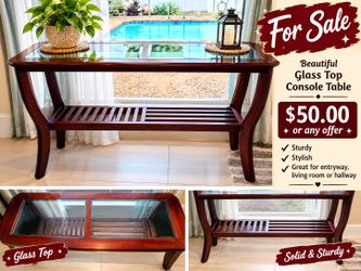Console table