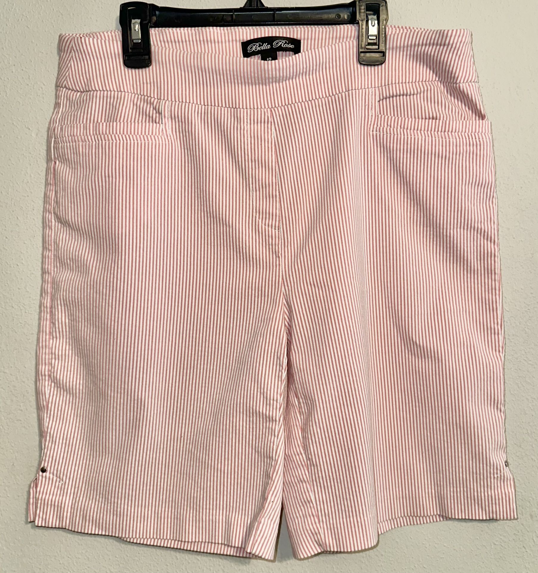 Pi nk And White Shorts