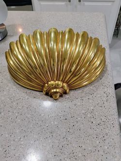 Home Interior Gold Wall Planter Flowers