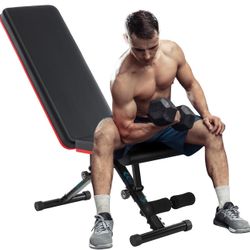 [BRAND NEW] Sealed in Box: Weight Bench Adjustable Workout Bench for Home Gym Setup