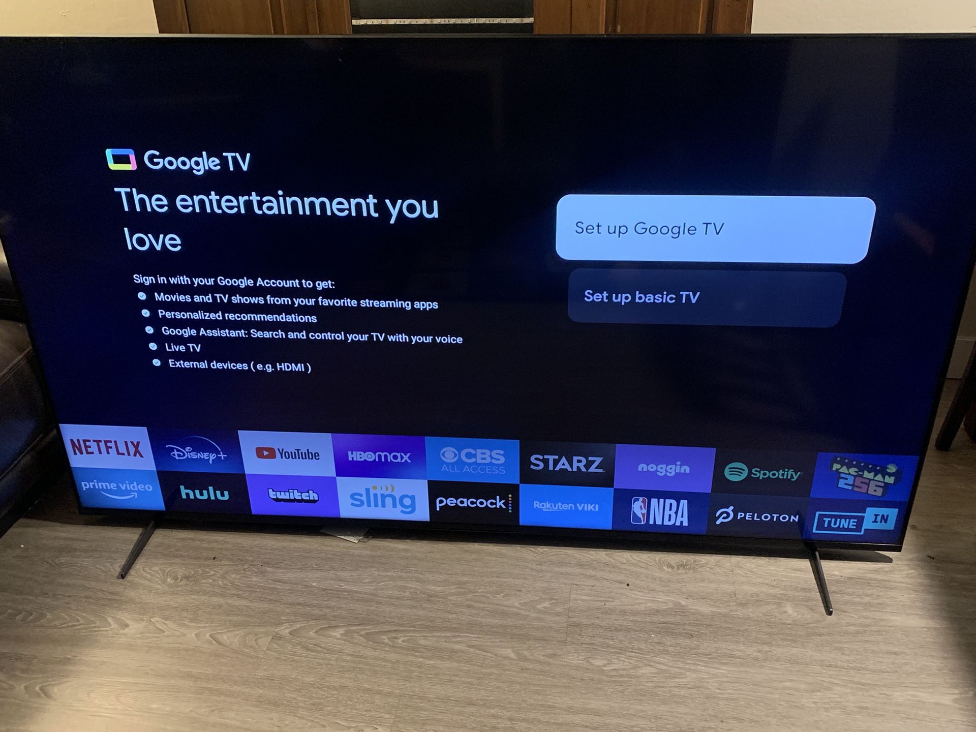 Sony Flatscreen TV 60 in. by 30 in.